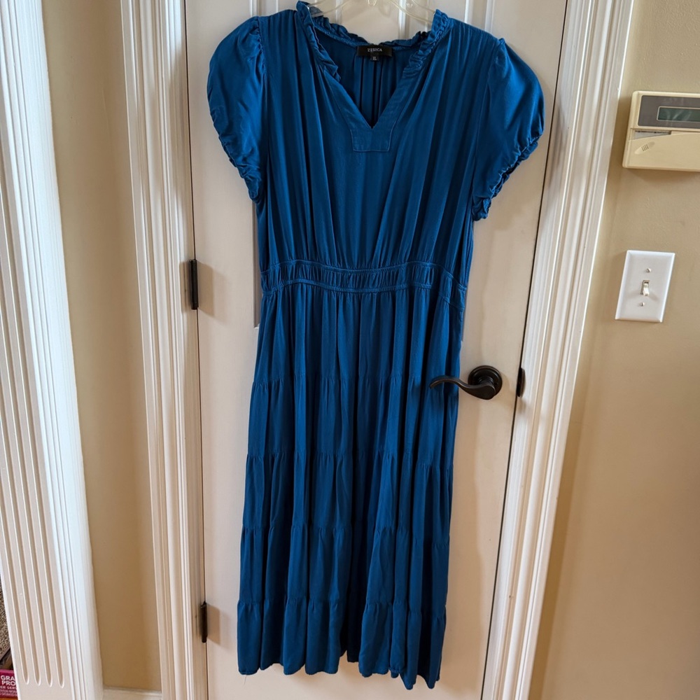 Women's Tiered Maxi Dress, Size XL
